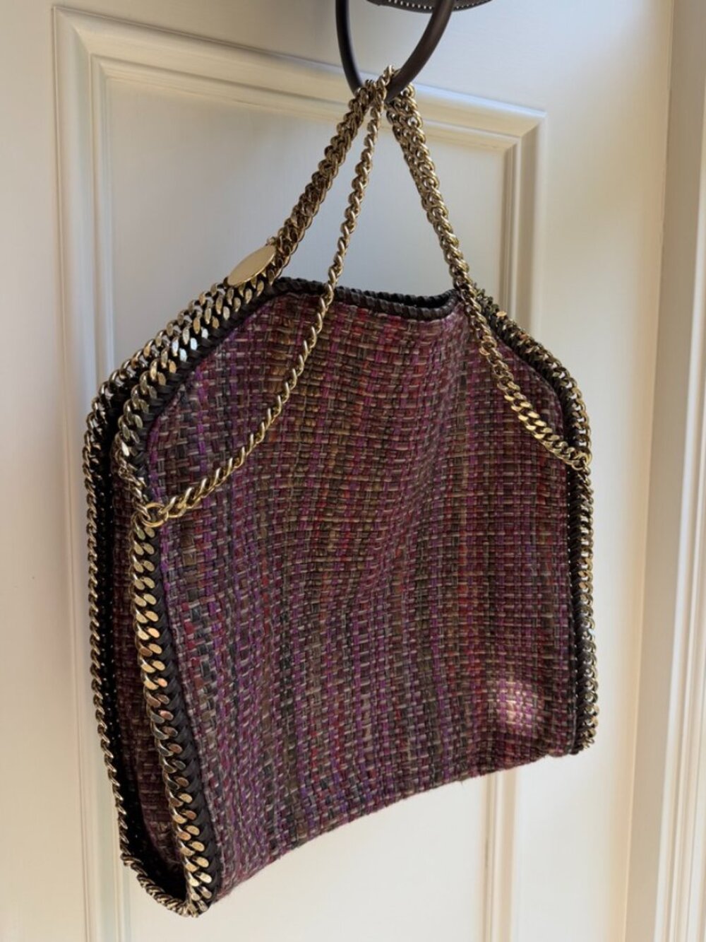 Stella McCartney Falabella Boucle Tweed Foldover Tote - Picture 4 of 16